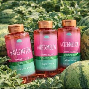 Tree Hut Watermelon Foaming Gel Wash 18oz (3 Pack) NEW Hydrate + Glow